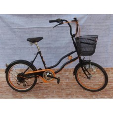 จักรยานแม่บ้าน ญี่ปุ่น สวย คลาสสิค แฮนด์ยกสูง วงล้อ20 เกียร์ ชิมาโน 6 สปีด ปั่นลื่น สวย พร้อมใช้ ราคา 4500 เปิดขายทุกวัน 11.00-20.00 น.ที่ห้